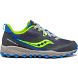 Kids' Saucony Peregrine 11 Shield Sneakers Blue / Green | Singapore 896SGLO